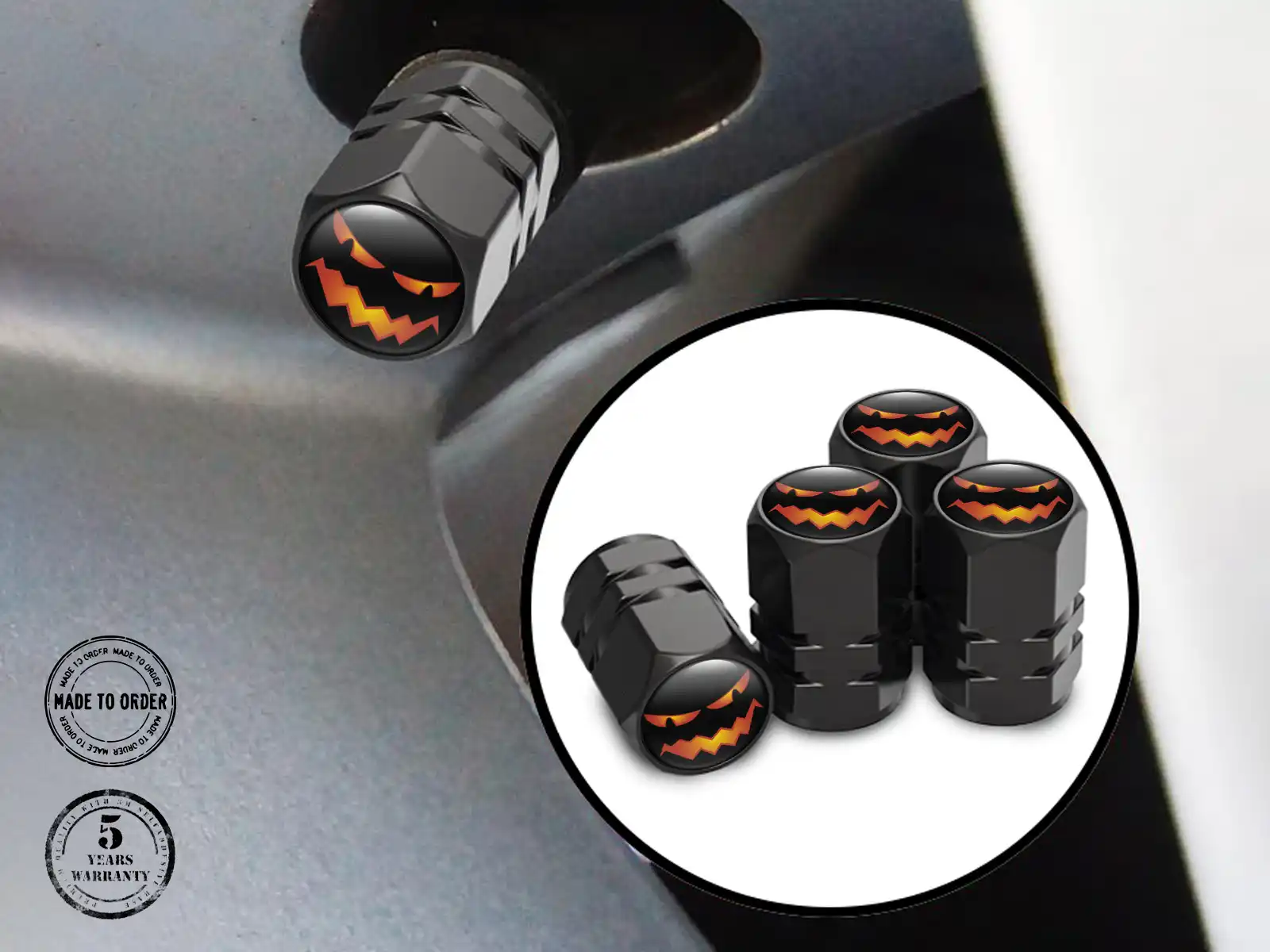 Rim Valve Stem Caps for Bike Comp Trim